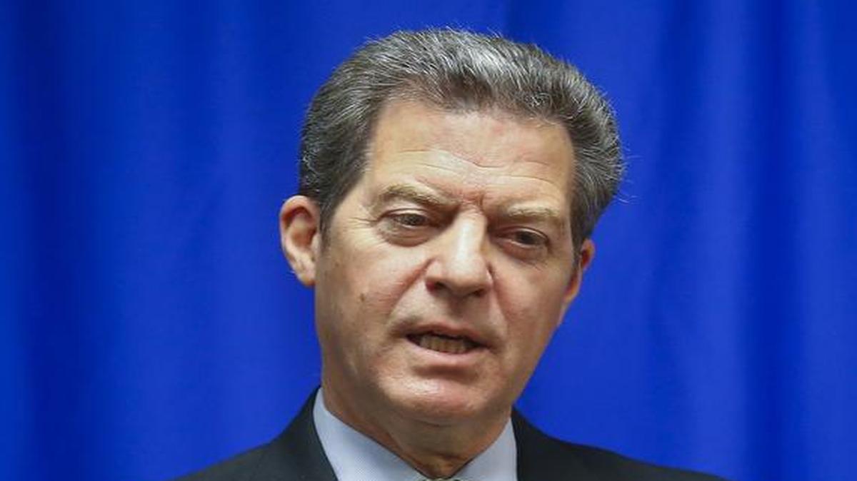
Gov. Sam Brownback was the focus of Democrats’ criticism of the budget shortfall Tuesday. 
