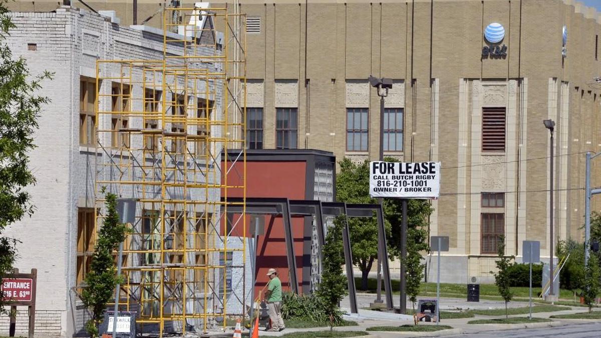 The former Alanz Theater was being transformed last year into the Brookside Gardens Event Center. Several developers and businesspeople are redeveloping a link between the Brookside area and the Troost Landing area.