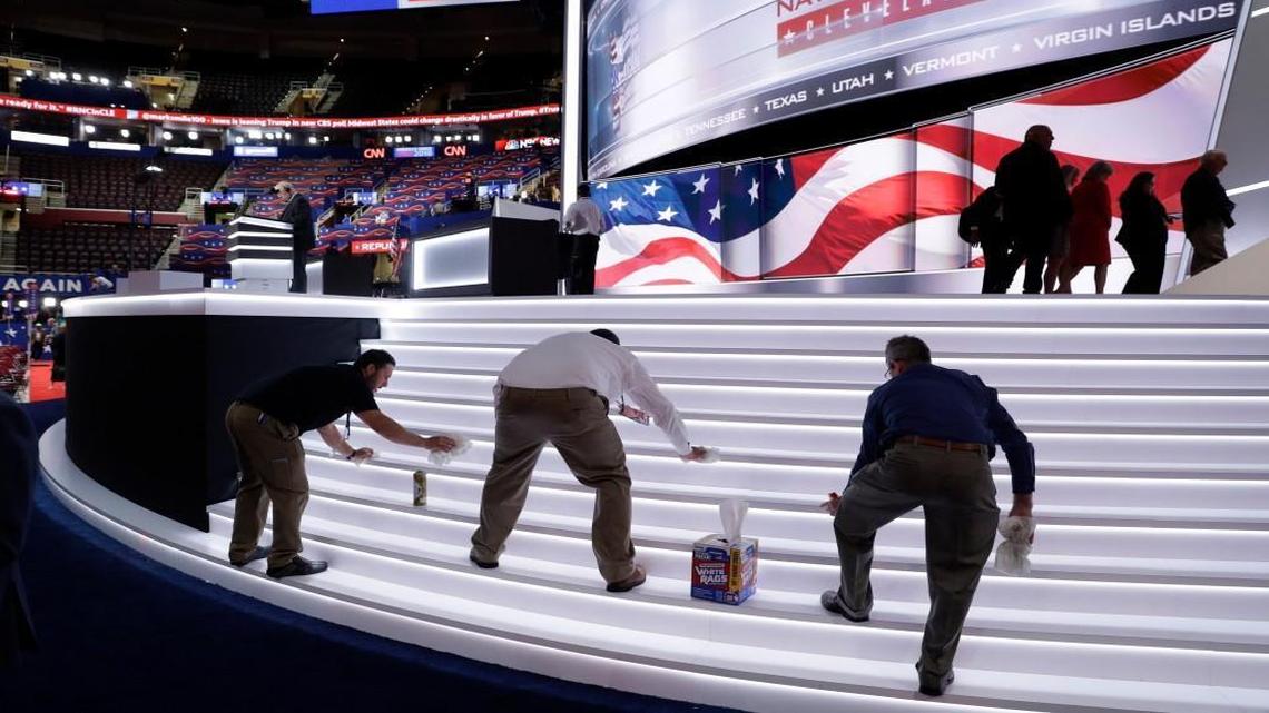 As workers prepared the stage before the opening session of the Republican National Convention in Cleveland on Monday, delegates were still wondering if they’d get a firm schedule or even a final list of speakers.