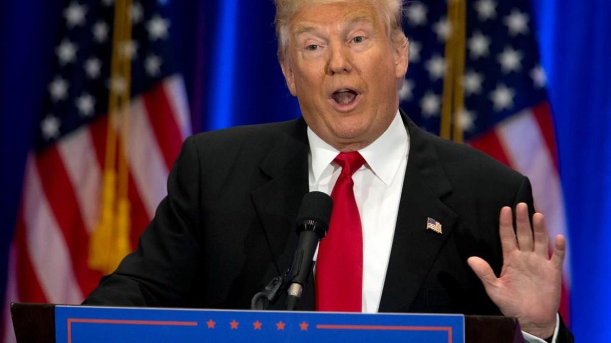 Republican presidential candidate Donald Trump’s call for “a total and complete shutdown of Muslims entering the United States” has been a signature of his campaign. Yet from that first moment, Trump has evaded questions when pressed for details. Now, faced with sliding poll numbers, his spokeswoman says he’s no longer seeking the ban at all.