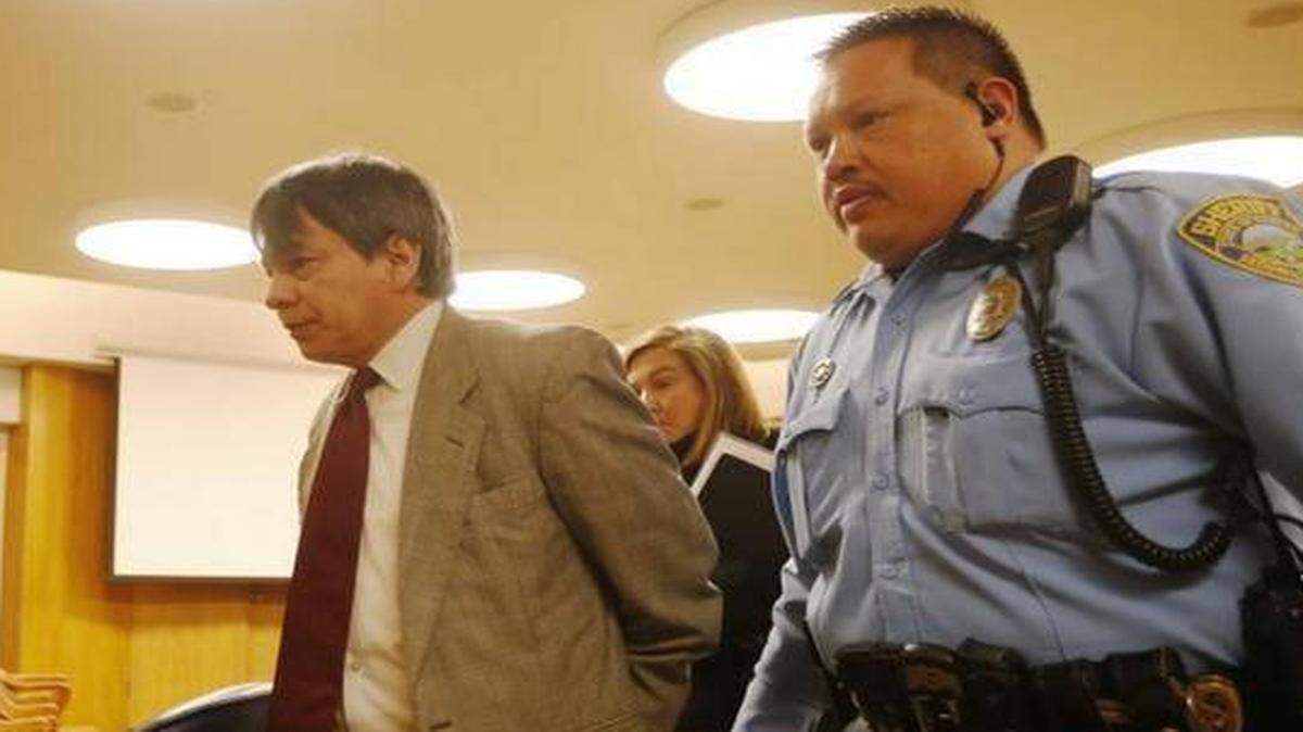 
Daniel Perez is escorted to jail after his murder conviction
