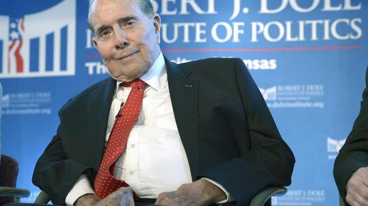 Former Kansas Republican Sen. Bob Dole