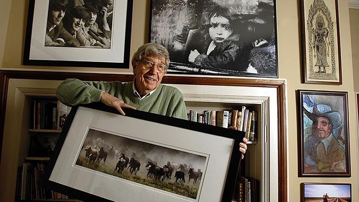 Bill Snead in 2006 at his house in Lawrence
