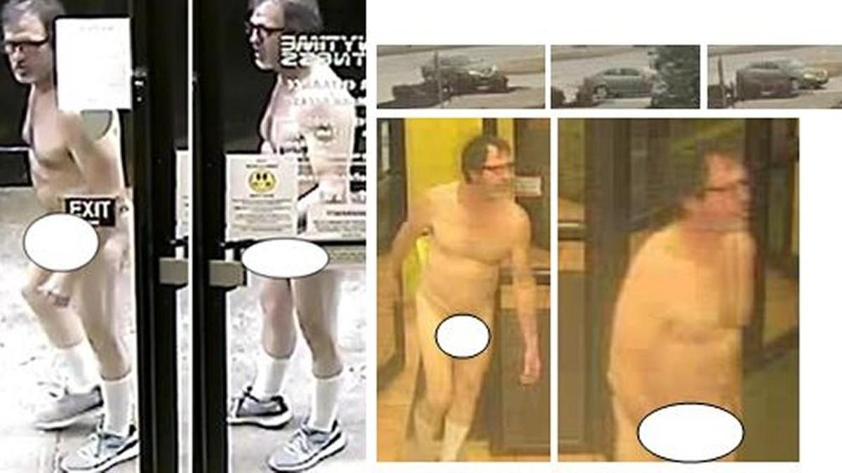 Springfield police are looking for a man who approached several women in the parking lots of commerical properties in Springfield this weekend naked and wearing only tennis shoes.