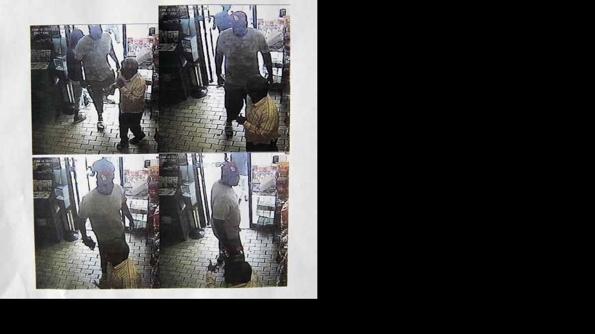 
These Aug. 9, 2014 images provided by the Ferguson Police Department show security camera footage from a convenience store in Ferguson, Mo., the day that Michael Brown was fatally shot by a police officer. 
