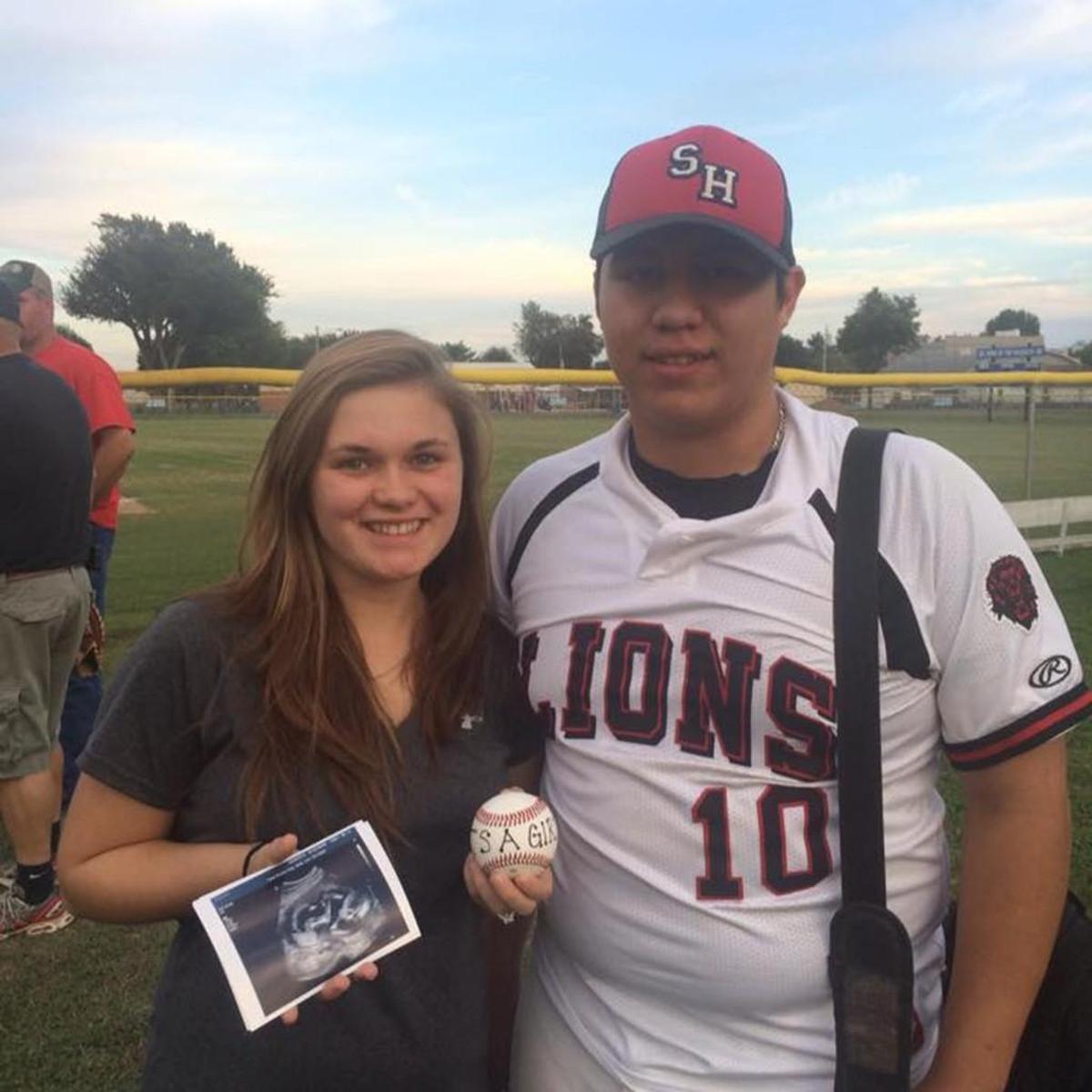 Haylee and Ricardo Salas of Senath, Mo., married in 2014, when she was 15 and he was 18. Back then, she showed off a sonogram of their first child, Dora Alicia.