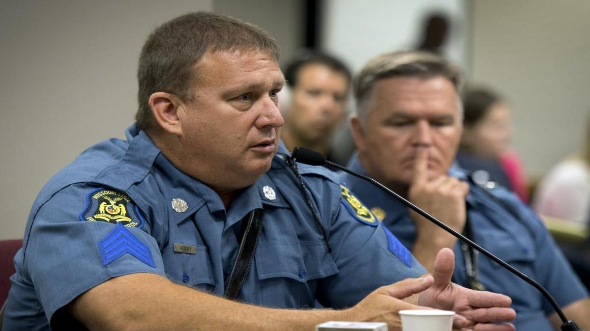 
After the death of Brandon Ellingson, Missouri Highway Patrol Sgt. Randy Henry (left) testified before a special legislative committee looking into the merger of the Water Patrol into the Highway Patrol. Henry says the Missouri attorney general’s office has a conflict in representing the patrol in his appeal regarding a professional standards complaint.
