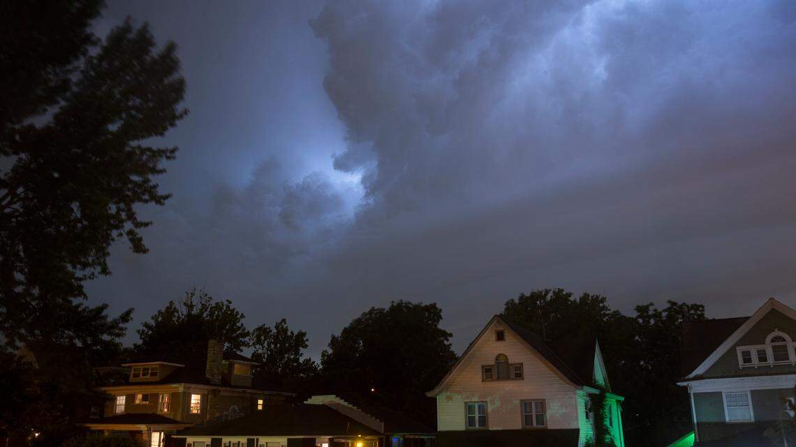 An EF-2 tornado with 115 mph winds touched down near Buckner, weather service says