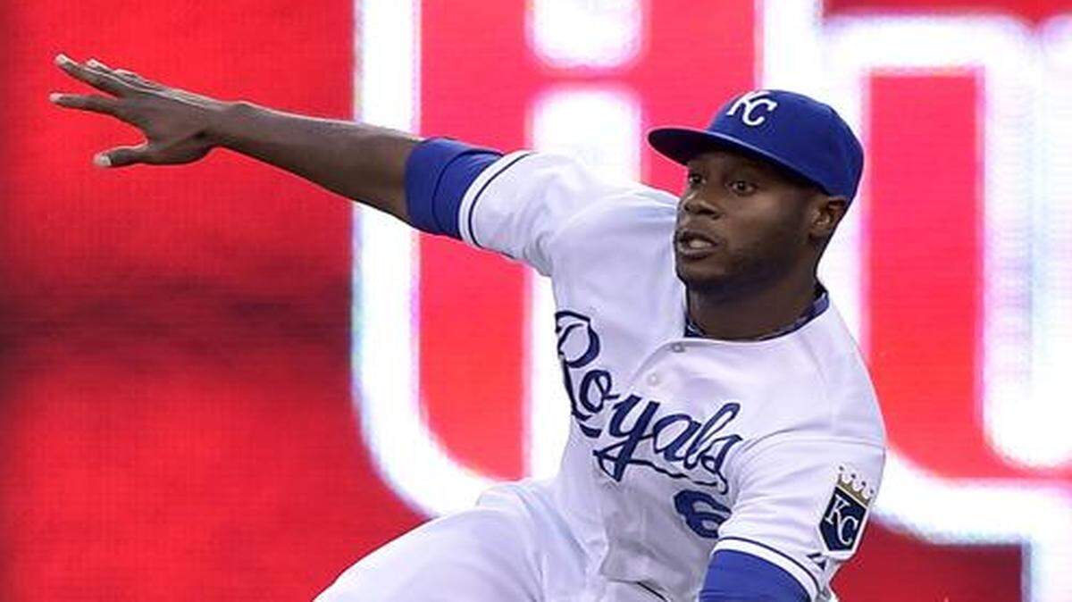 
Royals outfielder Lorenzo Cain 

