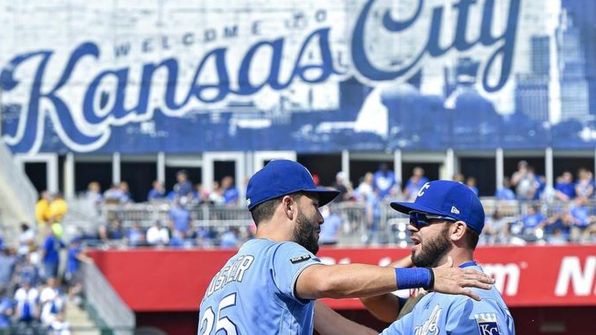 Eric Hosmer (left) and Mike Moustakas