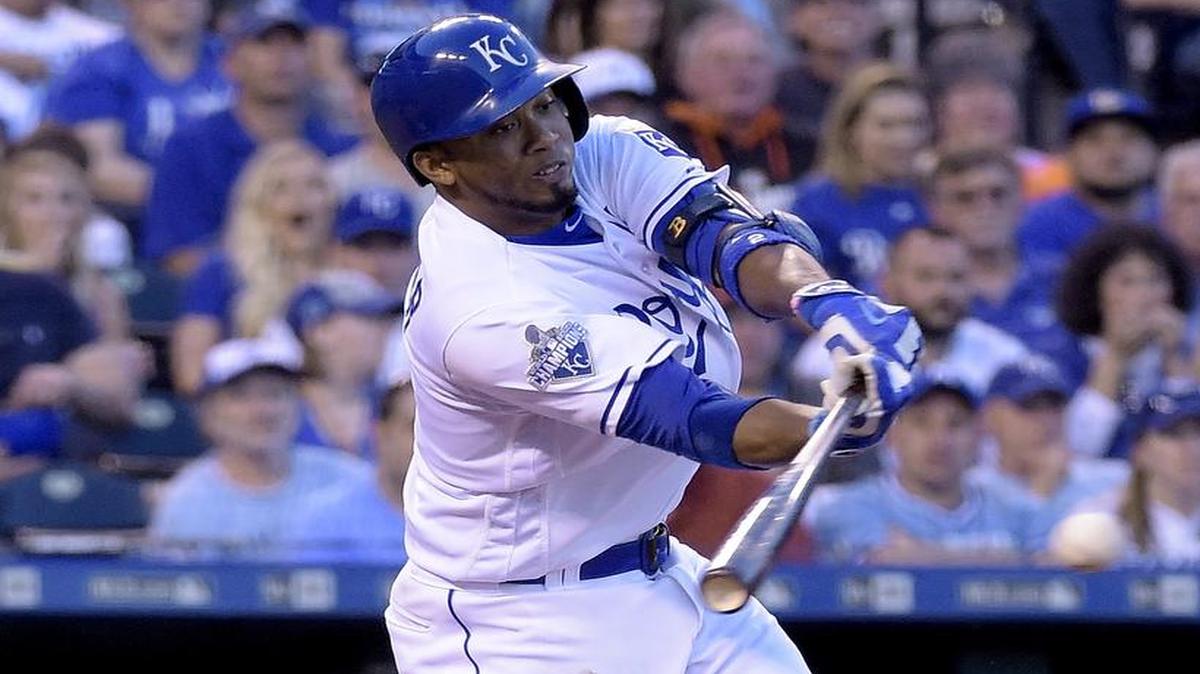 Alcides Escobar hasn’t had as much success swinging at the first pitch of the first inning at the start of this season than he had during last year’s postseason.