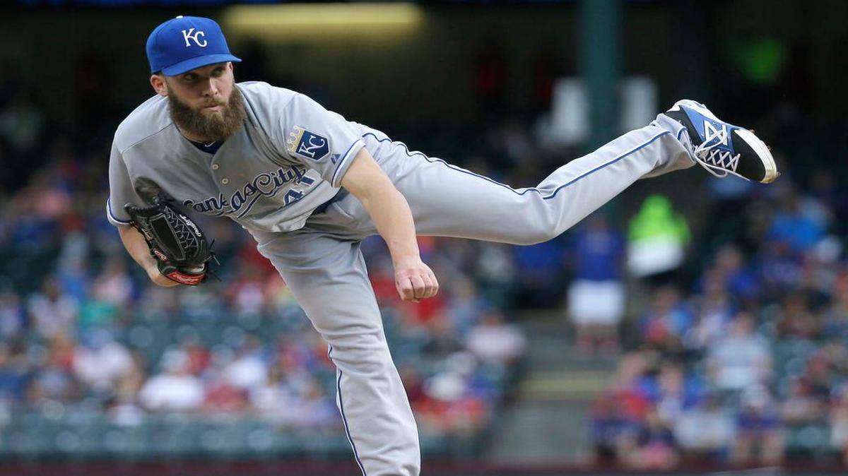 
City Royals starting pitcher Danny Duffy
