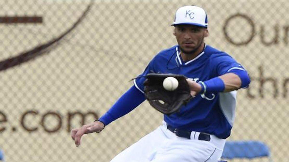 
Kansas City Royals outfielder Paulo Orlando.
