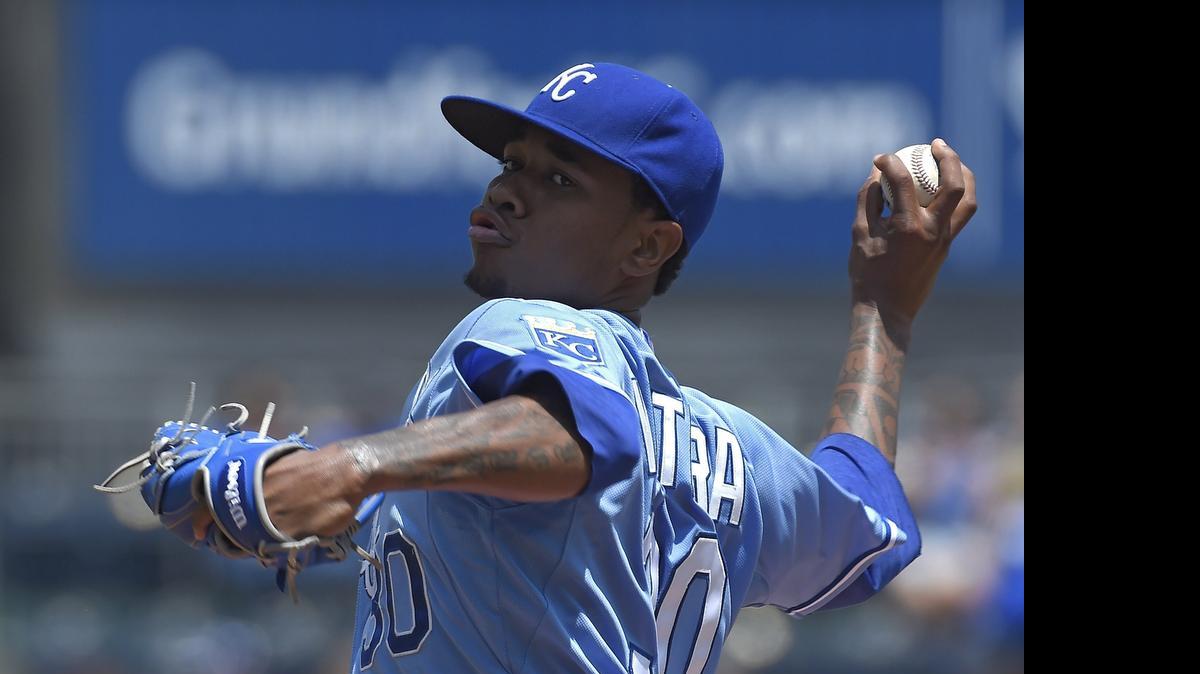 
Kansas City Royals starting pitcher Yordano Ventura.
