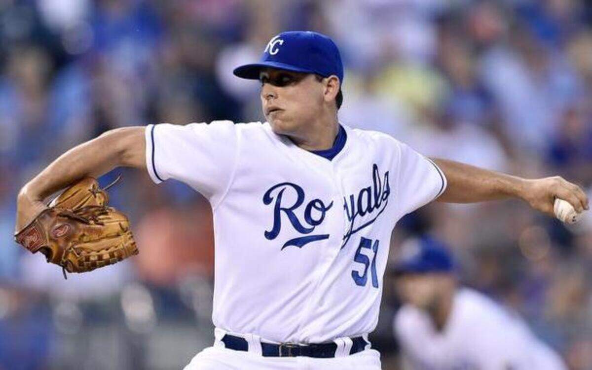 
Kansas City Royals starting pitcher Jason Vargas.
