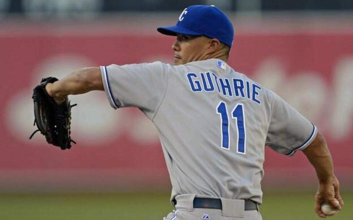 
Royals starting pitcher Jeremy Guthrie
