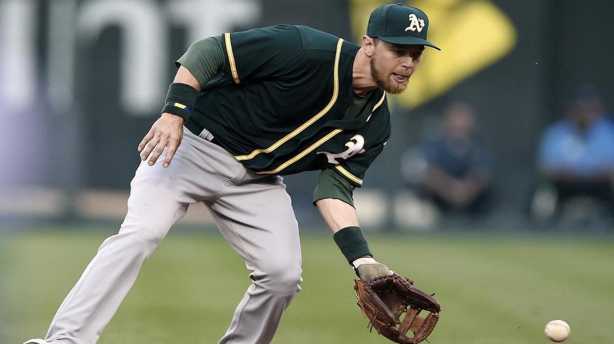 
Oakland Athletics second baseman Ben Zobrist.
