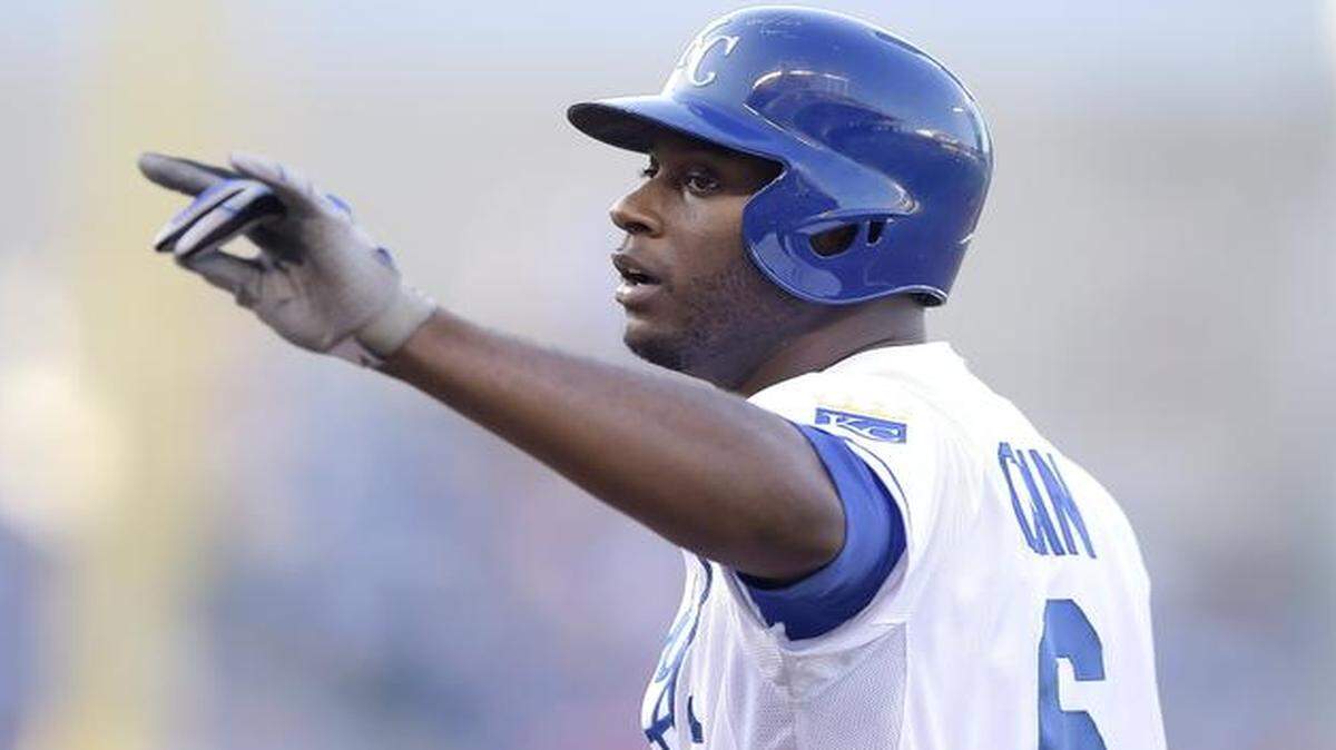 
Kansas City Royals outfielder Lorenzo Cain.
