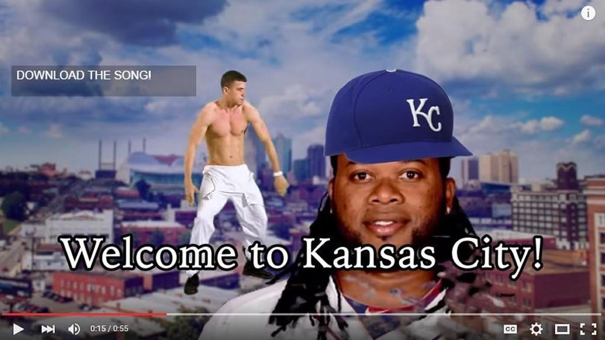 
Picture the KC skyline, a shirtless, dancing man, a fluffy white dancing dog and Johnny Cueto in a Royals cap, and you’ve got the YouTube creation of one Josh Weinstock.
