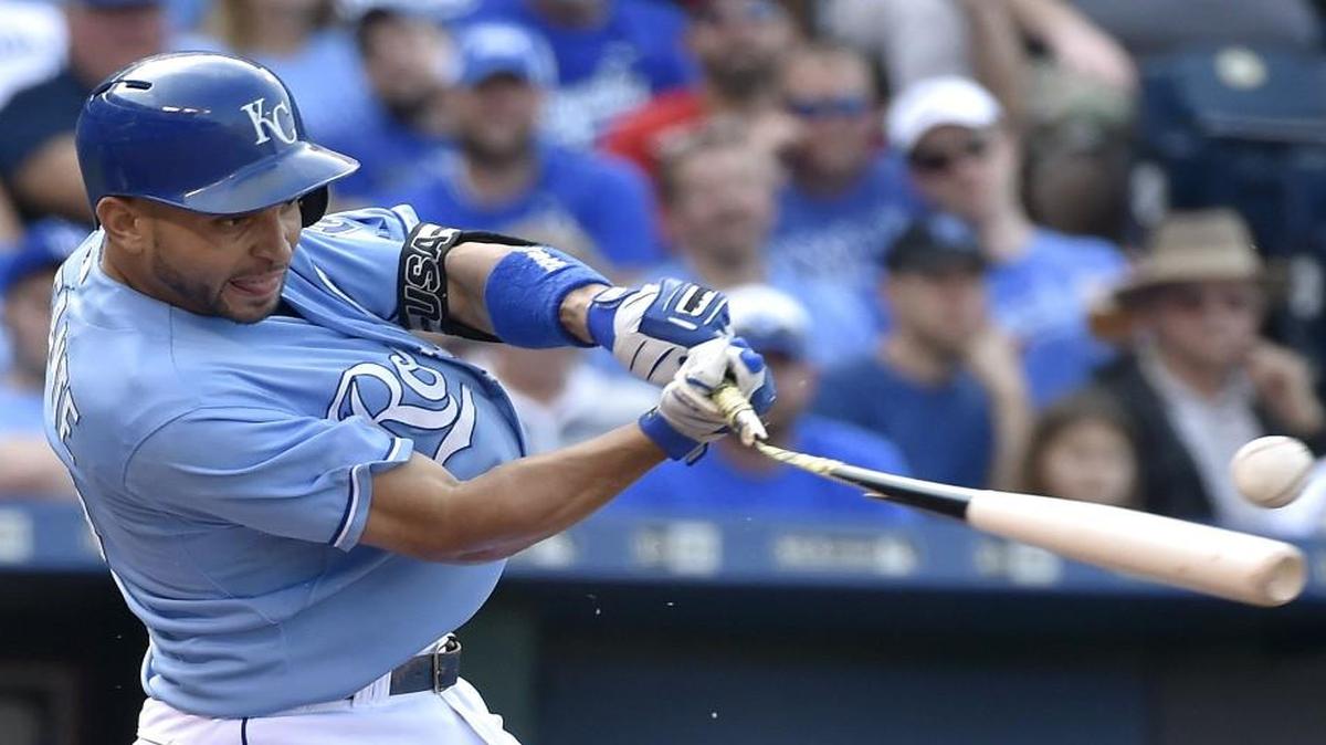
Kansas City Royals second baseman Omar Infante.
