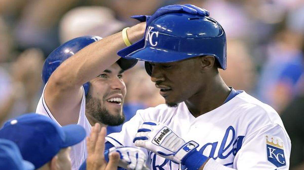 
Royals outfielder Jarrod Dyson is batting .298 this season.
