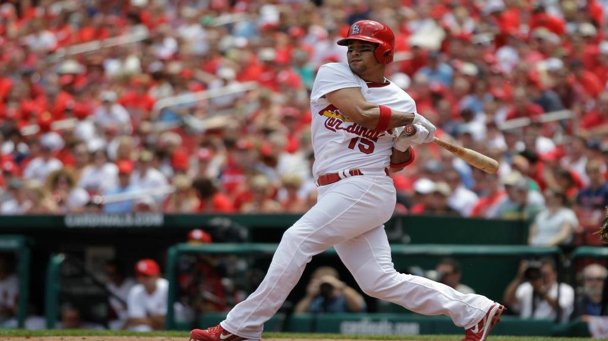 
Cardinals shortstop Rafael Furcal swings during a 2012 baseball game against the Pirates in St. Louis.
