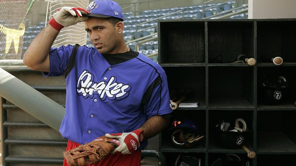 Kendrys Morales was an outfielder coming out of Cuba in the early 2000s.