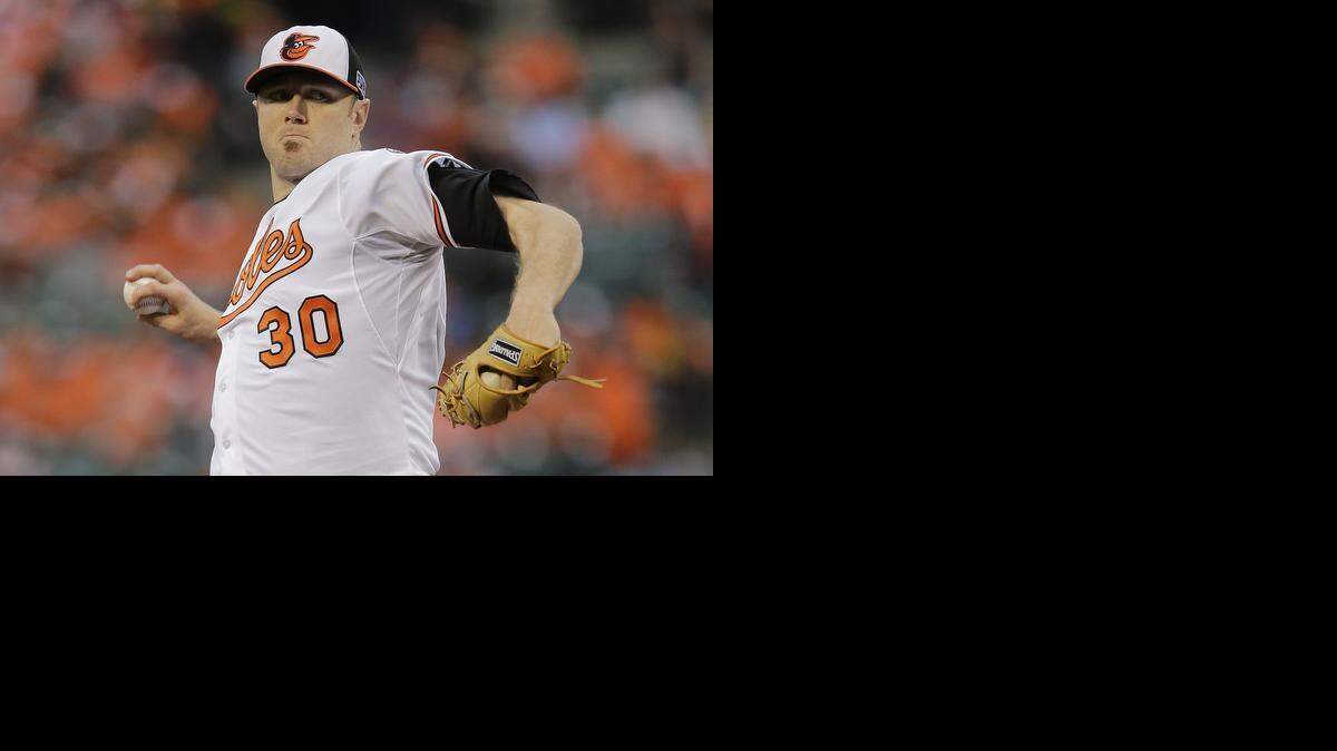 
Baltimore Orioles pitcher Chris Tillman will start game one of the American League Championship Series against the Royals.


