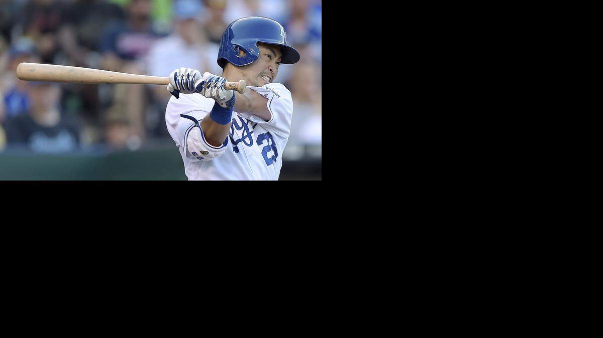 
Kansas City Royals outfielder Nori Aoki.
