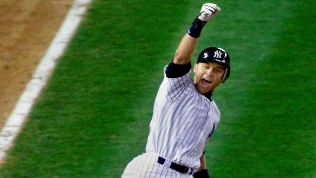 Derek Jeter helped the Yankees claim three World Series titles from 1998 to 2000 and a fourth consecutive AL pennant in 2001.
