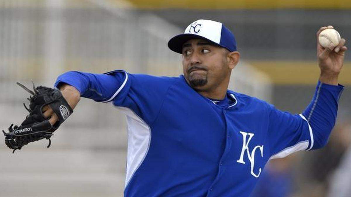 
Royals pitcher Franklin Morales

