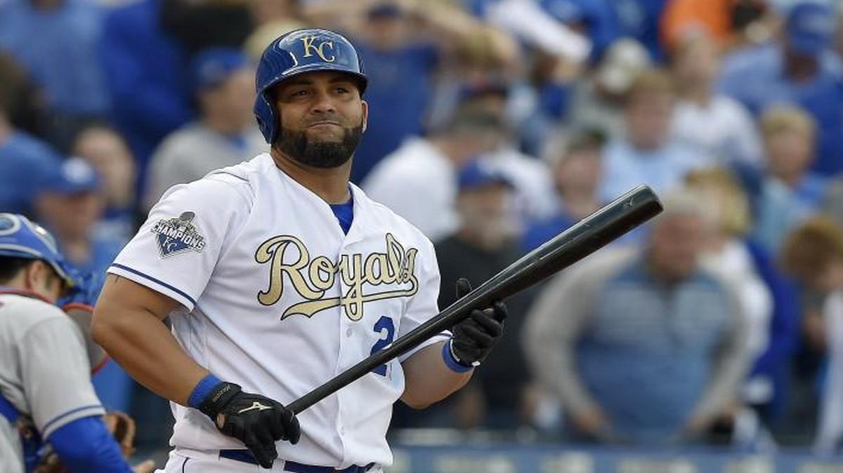 Kansas City Royals designated hitter Kendrys Morales.