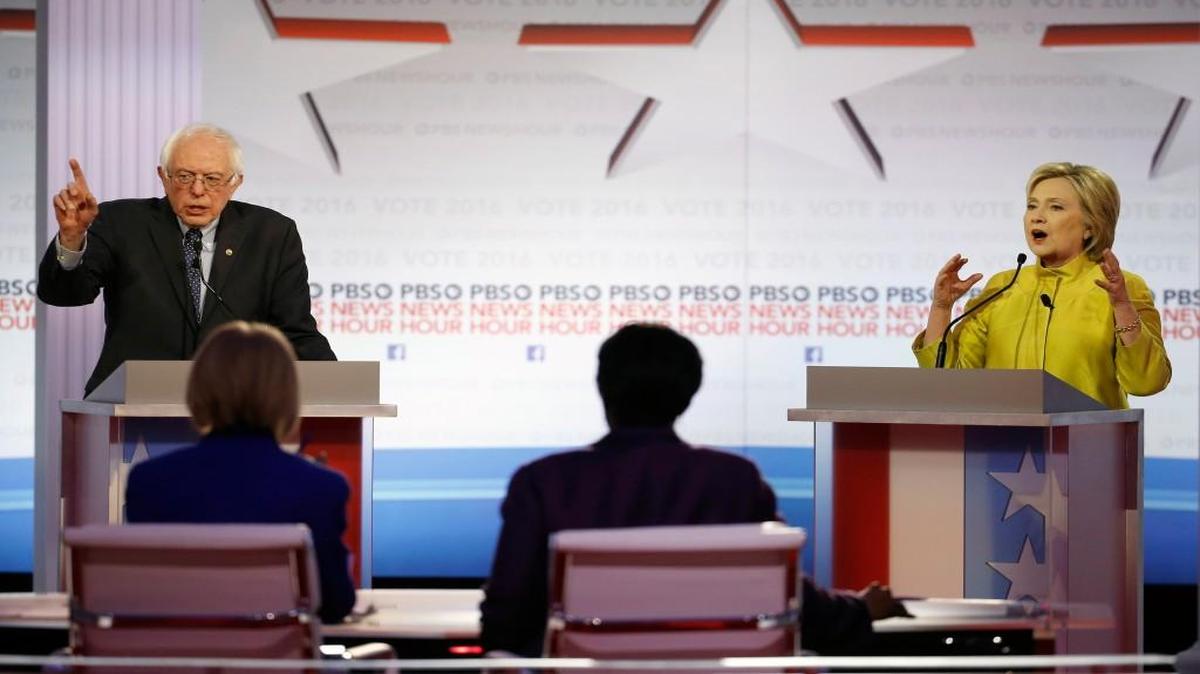 Democratic presidential candidates Bernie Sanders and Hillary Clinton held a spirited debate last week in Milwaukee.