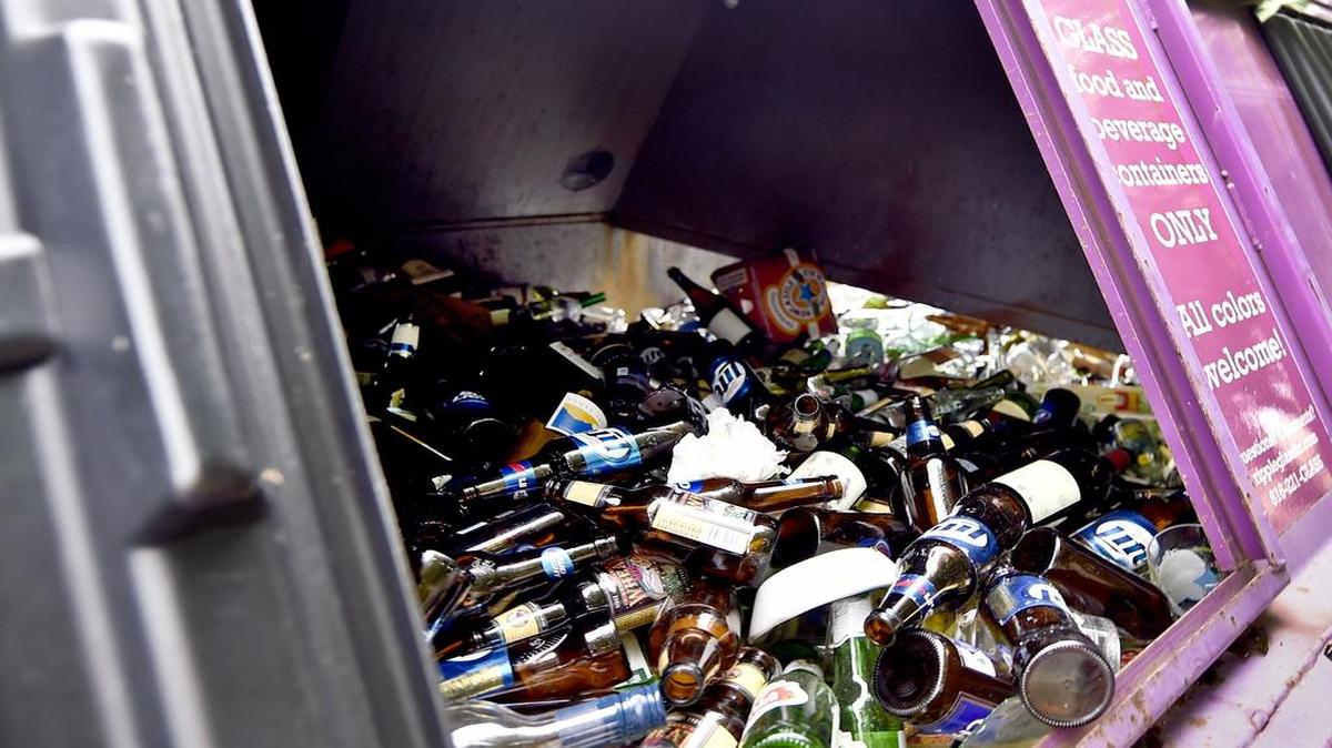 
Ripple Glass recycling containers have become popular destinations for area residents.
