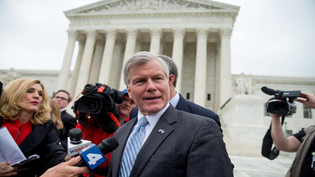 Former Virginia Gov. Bob McDonnell at the U.S. Supreme Court last week.