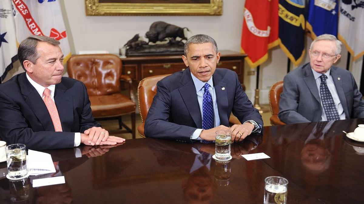
House Speaker John Boehner (from left), President Barack Obama and Senate Majority Leader Harry Reid were at the center of discussions that led to the failed sequestration policy.
