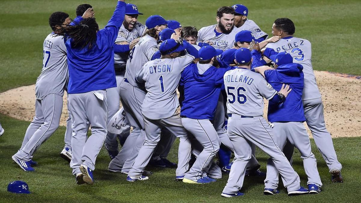 The Royals celebrated Nov. 1 after winning the World Series at Citi Field in New York.
