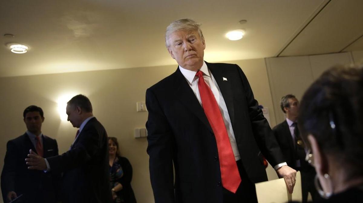 Donald Trump voted Tuesday in the Republican presidential primary in New York.