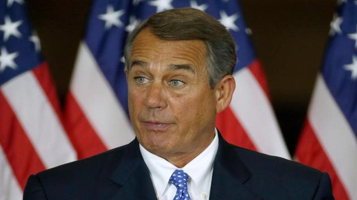 House Speaker John Boehner, an Ohio Republican, is to leave Congress soon.