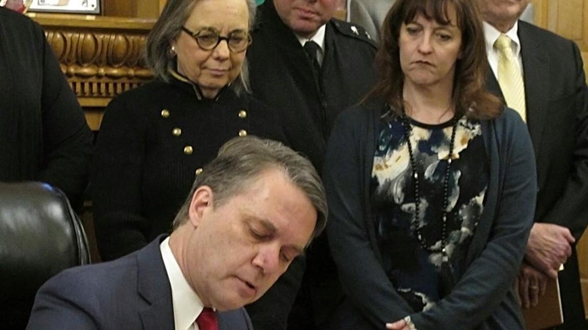 Kansas Gov. Jeff Colyer signed an executive order on sexual harassment on Monday.