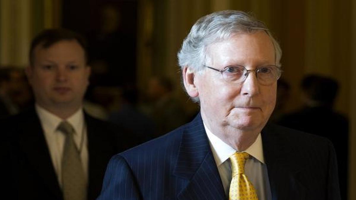 
Senate Majority Leader Mitch McConnell has to decide how to proceed on a bill reauthorizing provisions of the Patriot Act.
