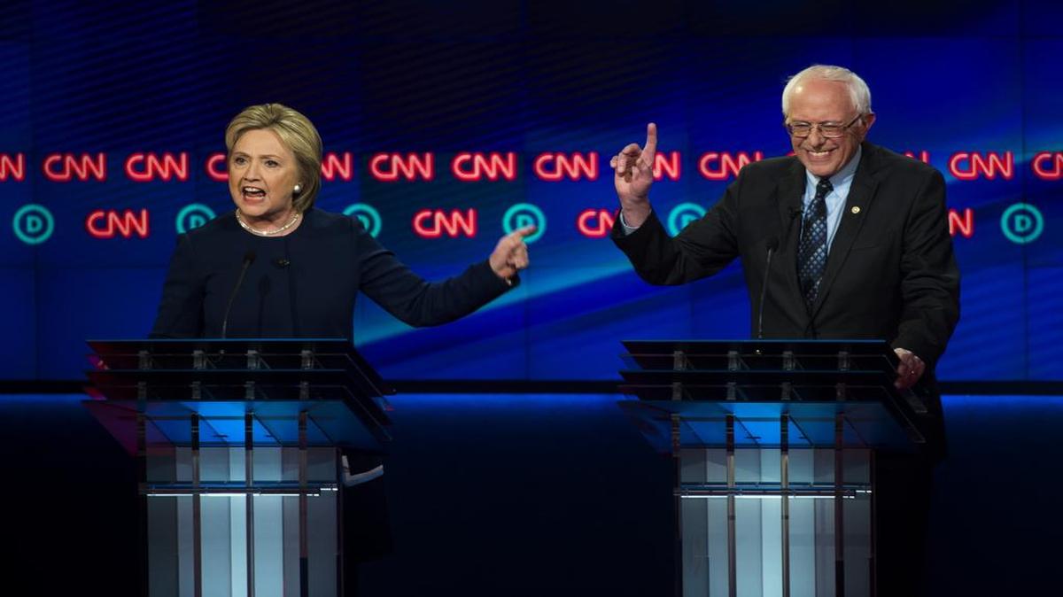 Democratic presidential candidates Hillary Clinton and Sen. Bernie Sanders argued over a law involving gun manufacturers and liability during a debate last weekend in Flint, Mich.