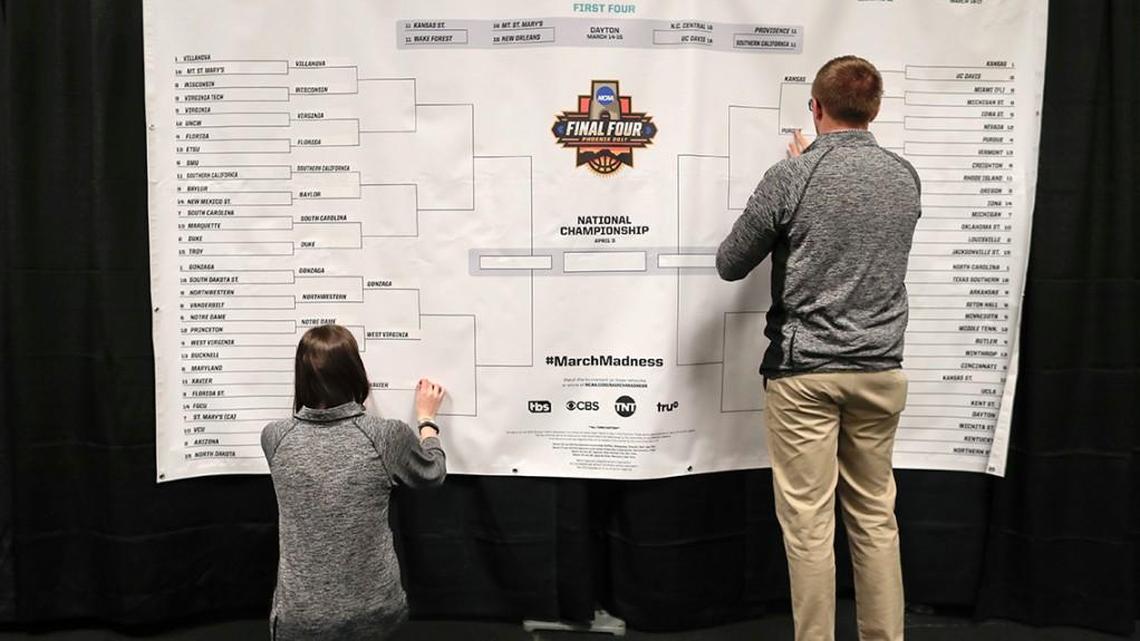 The American Gaming Association says bettors were expected to plunk down $10 billion this year just on NCAA basketball brackets. Almost all of those bets would be placed illegally.