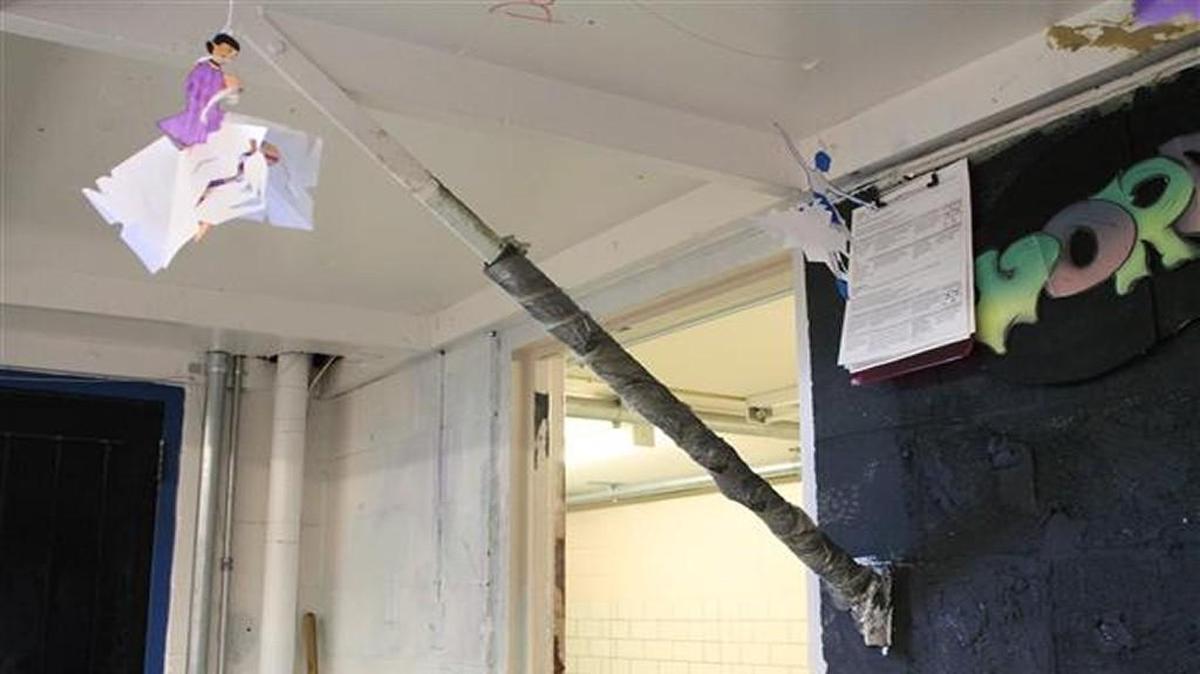 This battered corner of Ruskin High School is typical of Hickman Mills School District’s aging buildings.
