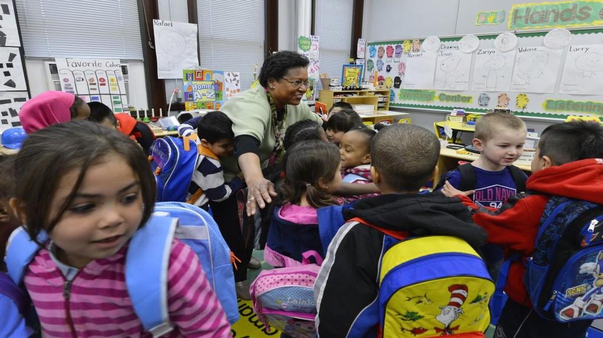 Kansas City Public Schools could offer universal preschool if a property tax increase is approved. Currently, a pre-kindergarten program operates at Woodland Early Learning Community School.