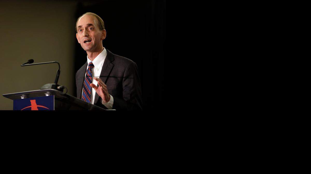 
One month before his death, Missouri Auditor Tom Schweich was upbeat as he announced a run for governor.
