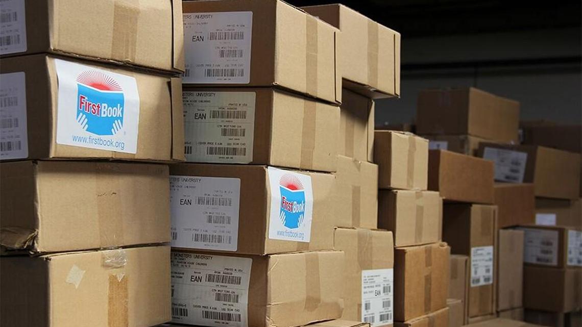 
Low-income children will receive free new books from First Book.
