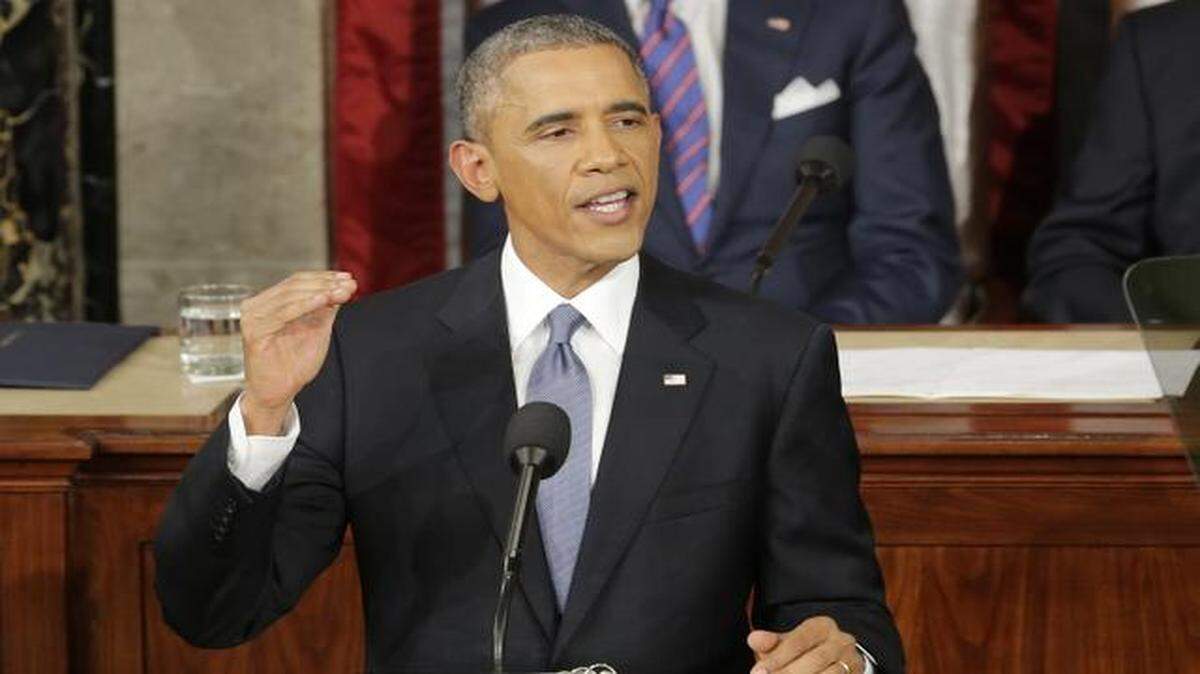 
A buoyant President Barack Obama spoke up for the middle class in his 2015 State of the Union address
