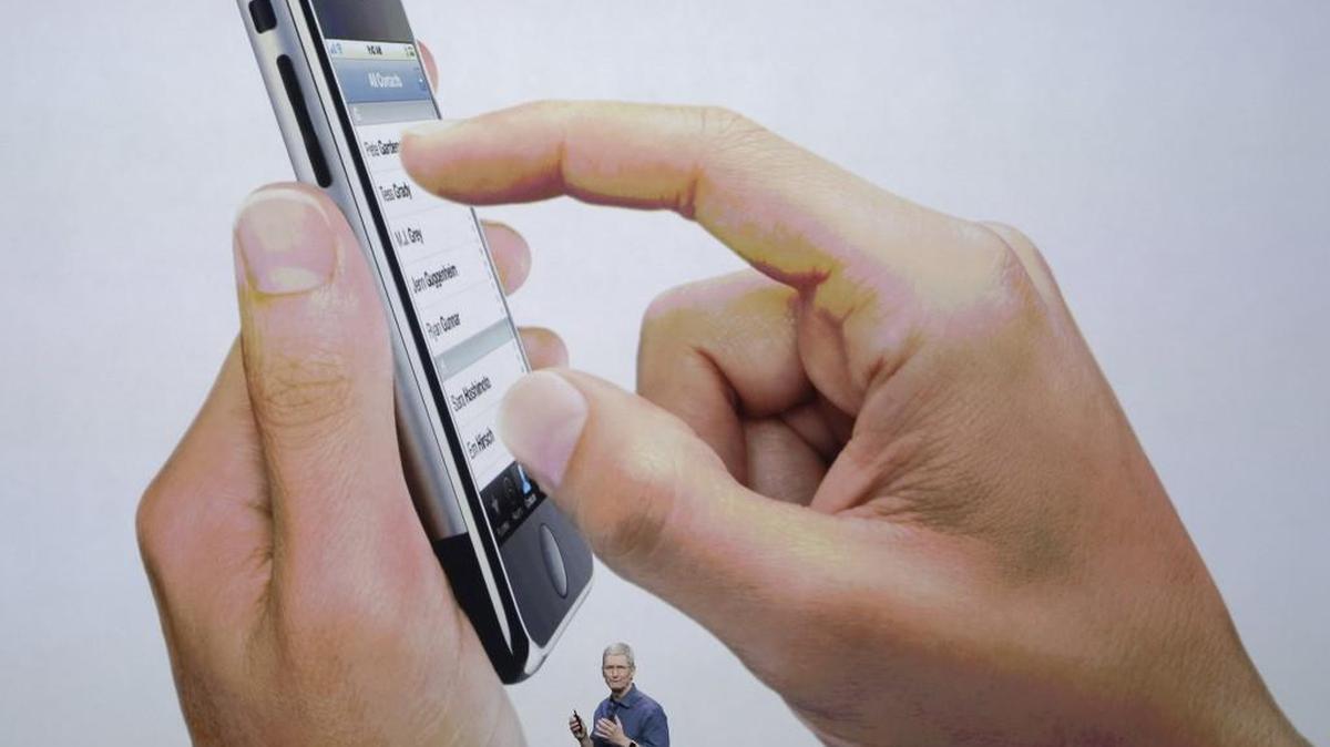 Apple CEO Tim Cook spoke in a 2014 announcement of new products in Cupertino, Calif. Faced with a federal judge’s order to help investigators break into an iPhone allegedly used by one of the San Bernardino, Calif., shooters, Apple may well argue that the request would place an unreasonable burden on the company.