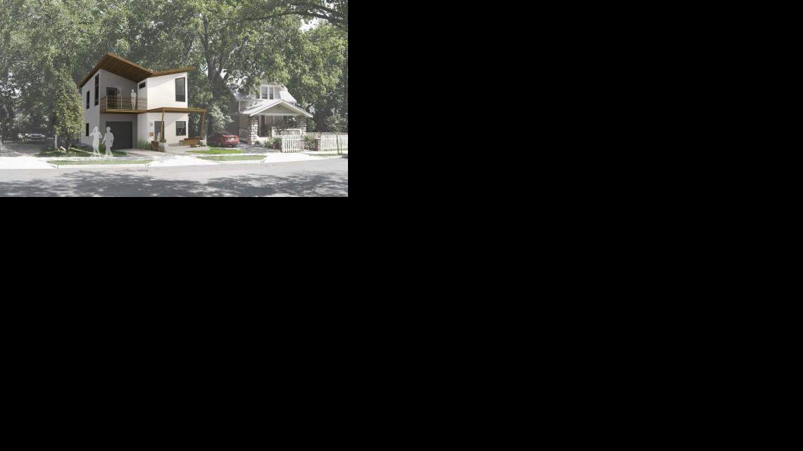 
Rendering of a Manheim Park house design by DRAW Architecture.
